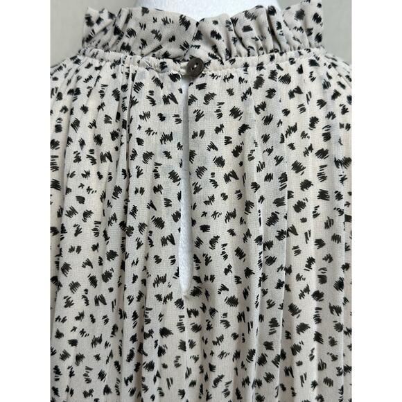 Women’s MIDI Dress Sz M Long Sleeves 100% Polyester Lined Accordion Pleats - Picture 10 of 16